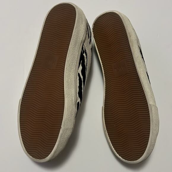 MADEWELL SIDEWALK‎ ZEBRA LOW TOP SNEAKERS SIZE W 7.5M , M 6M - Picture 2 of 6